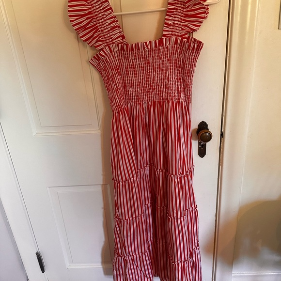 Hill House Ellie Nap Dress - Red Stripe - Picture 2 of 5